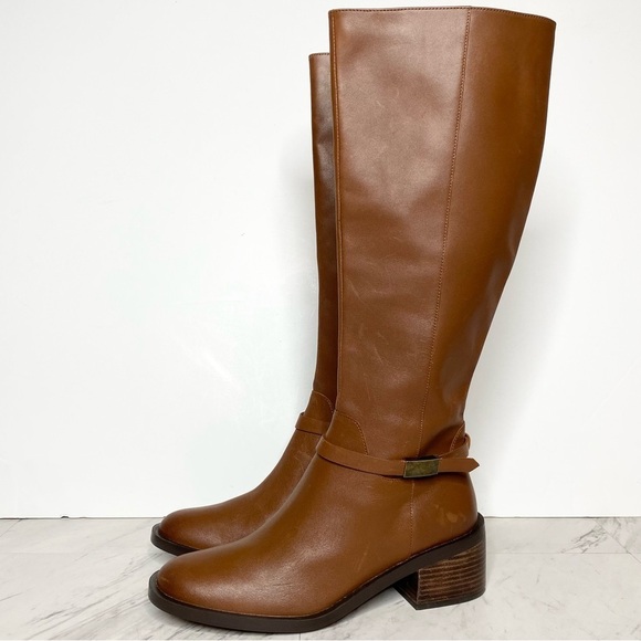 Linea Paolo Kamile Brown Riding Boot 9M - Picture 1 of 13